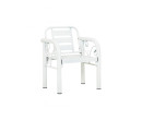 HAMIDA 1 SEATER BENCH WHITE