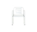 HAMIDA 1 SEATER BENCH WHITE
