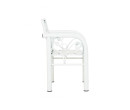 HAMIDA 1 SEATER BENCH WHITE