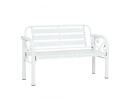 HAMIDA 2 SEATER BENCH WHITE
