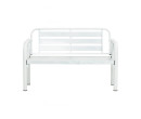 HAMIDA 2 SEATER BENCH WHITE