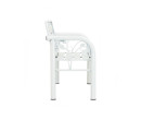 HAMIDA 2 SEATER BENCH WHITE