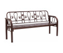 DATSUN 3 SEATER BENCH ANTIQUE BROWN