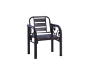 HAMIDA 1 SEATER BENCH ANTIQUE BROWN