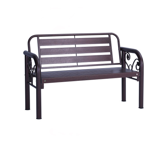 HAMIDA 2 SEATER BENCH ANTIQUE BROWN