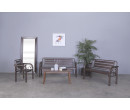 HAMIDA 2 SEATER BENCH ANTIQUE BROWN