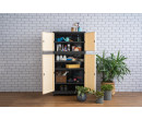 OPTIMUS SHOE CABINET BEIGE/BLACK