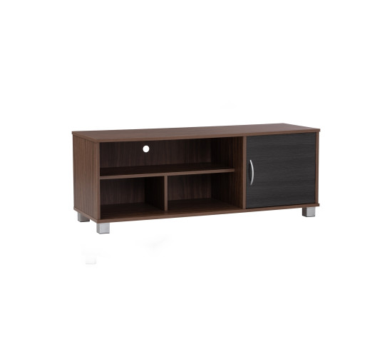 DAYTON 1.2M TV CABINET NATURAL WALNUT/ BLACK ASH