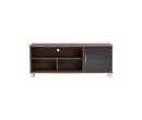 DAYTON 1.2M TV CABINET NATURAL WALNUT/ BLACK ASH