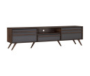 BLACKBURN 1.8M TV CABINET COLUMBIA/DARK GREY