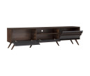 BLACKBURN 1.8M TV CABINET COLUMBIA/DARK GREY