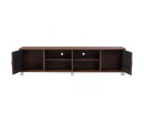 DAYTON 1.8M TV CABINET NATURAL WALNUT/BLACK ASH