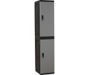 OPTIMUS TWO TIER LOCKER GREY/BLACK