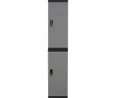 OPTIMUS TWO TIER LOCKER GREY/BLACK