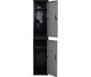 OPTIMUS TWO TIER LOCKER GREY/BLACK