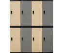 OPTIMUS TWO TIER LOCKER GREY/BLACK