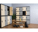 OPTIMUS TWO TIER LOCKER GREY/BLACK