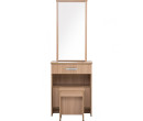 *NAOMI DRESSING TABLE WITH STOOL EBONNESE