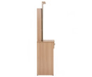 *NAOMI DRESSING TABLE WITH STOOL EBONNESE