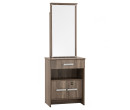 *NAOMI DRESSING TABLE WITH STOOL SONOMA DARK