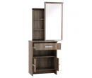 *NAOMI DRESSING TABLE WITH STOOL SONOMA DARK