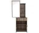 *NAOMI DRESSING TABLE WITH STOOL SONOMA DARK
