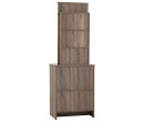 *NAOMI DRESSING TABLE WITH STOOL SONOMA DARK