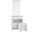 *NAOMI DRESSING TABLE WITH STOOL WHITE
