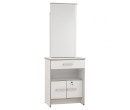 *NAOMI DRESSING TABLE WITH STOOL WHITE