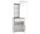 *NAOMI DRESSING TABLE WITH STOOL WHITE
