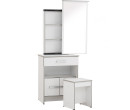 *NAOMI DRESSING TABLE WITH STOOL WHITE