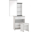 *NAOMI DRESSING TABLE WITH STOOL WHITE