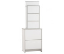 *NAOMI DRESSING TABLE WITH STOOL WHITE