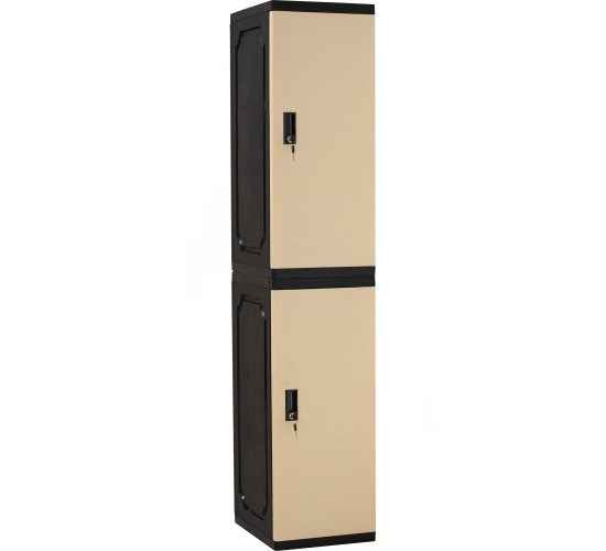 OPTIMUS TWO TIER LOCKER BEIGE/BLACK