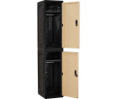 OPTIMUS TWO TIER LOCKER BEIGE/BLACK