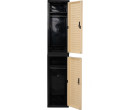 OPTIMUS TWO TIER LOCKER BEIGE/BLACK