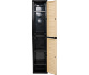 OPTIMUS SLIM CABINET BEIGE/BLACK