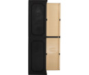 OPTIMUS SLIM CABINET BEIGE/BLACK