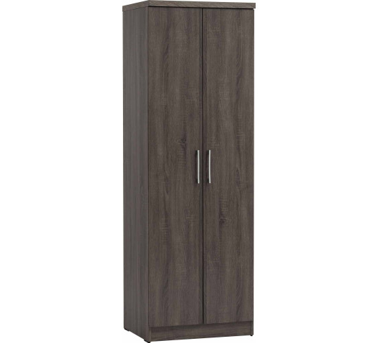 DUBLIN 2 DOOR WARDROBE SONOMA DARK