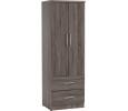 DUBLIN 2 DOOR WARDROBE SONOMA DARK