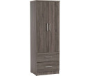 DUBLIN 2 DOOR WARDROBE SONOMA DARK