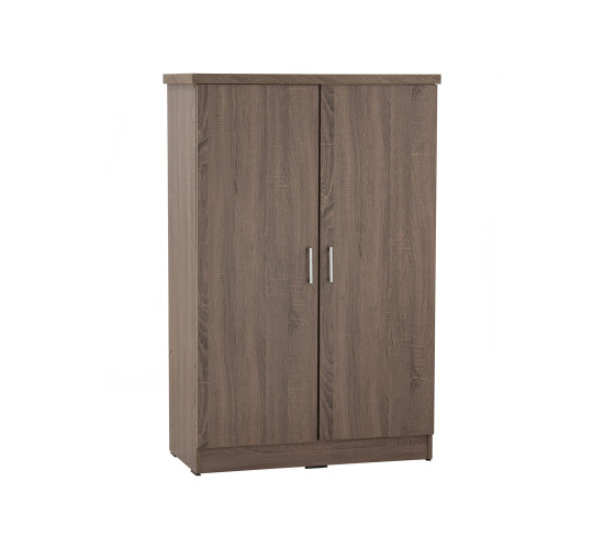 DUBLIN 2 DOOR LOW WARDROBE SONOMA DARK