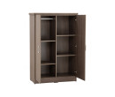 DUBLIN 2 DOOR LOW WARDROBE SONOMA DARK