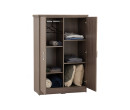 DUBLIN 2 DOOR LOW WARDROBE SONOMA DARK