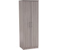 DUBLIN 2 DOOR WARDROBE GREY LINE 