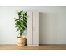 DUBLIN 2 DOOR WARDROBE GREY LINE 