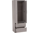 DUBLIN 2 DOOR WARDROBE GREY LINE 