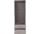 DUBLIN 2 DOOR WARDROBE GREY LINE 