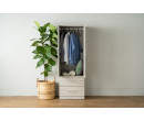 DUBLIN 2 DOOR WARDROBE GREY LINE 