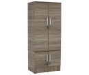NAOMI 4 DOOR WARDROBE SONOMA DARK